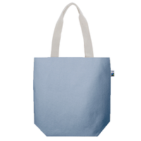 ブルー 7oz フェアトレードコットントート(M)