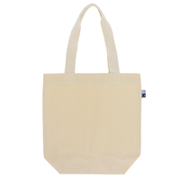 ベージュ 7ozノベルティフェアトレードコットントート（M）