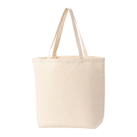 ベージュ 8.0oz ライトキャンバストート（L）