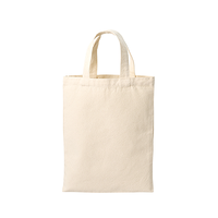 ベージュ 8oz ライトキャンバスフラットバッグ（M）