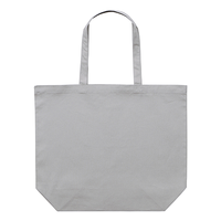 グレー 8oz レギュラーキャンバストートバッグ（L）