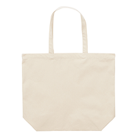 ベージュ 8oz レギュラーキャンバストートバッグ（L）