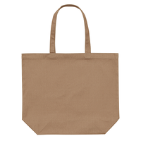 ブラウン 8oz レギュラーキャンバストートバッグ（L）