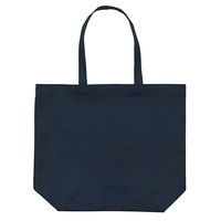 ブルー 8oz レギュラーキャンバストートバッグ（L）