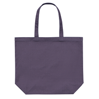 パープル 8oz レギュラーキャンバストートバッグ（L）