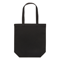 ブラック 8oz レギュラーキャンバストートバッグ（M）