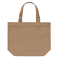 ブラウン 8oz レギュラーキャンバストートバッグ（S）