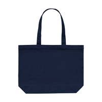 ブルー 8oz レギュラーキャンバストートバッグ（W）