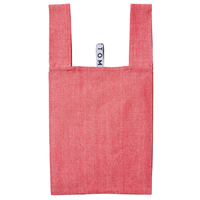 レッド MOTTERU クルリト デイリーバッグ（再生コットン）