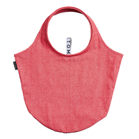 レッド MOTTERU クルリト マルシェバッグ（再生コットン）