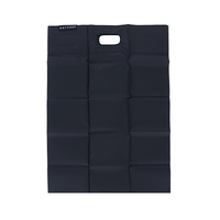 ブラック MOTTERU ポケットスクエアバッグ