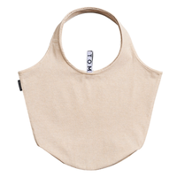 ベージュ MOTTERUノベルティクルリトマルシェバッグ（再生コットン）