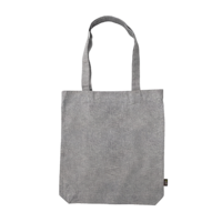 グレー SLOTH 8.5oz リサイクルコットントートバッグ(再生繊維)