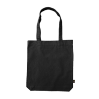 ブラック SLOTH 8.5oz リサイクルコットントートバッグ（再生繊維）