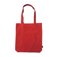 レッド SLOTH 8.5oz リサイクルコットントートバッグ(再生繊維)