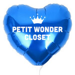 ハート型フィルム風船 25cm（100個セット）