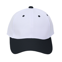 ホワイト REWARD カーブバイザー ベースボールキャップ CP-105