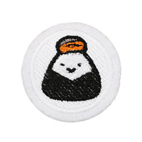 丸型刺繍ワッペン 3cm