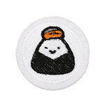 丸型刺繍ワッペン 3cm