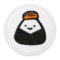 丸型刺繍ワッペン 5cm