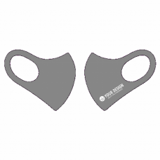 シンプルな社名とロゴ入りのマスクをオリジナルでプリント　マスクのテンプレート　【日本製】 TAKUMIBA 洗える超伸縮4ガードフィットマスク （M）の無料デザインテンプレート