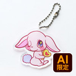 コーティングフリー型キーホルダー(クリア)