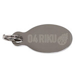 ステンレス ネームストラップ