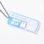 タグ型キーホルダー(オーロラ)