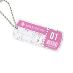 タグ型キーホルダー（シルバーホログラム）