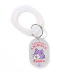 ブレスバンドキーホルダー(シルバーラメ)