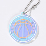 円形キーホルダー（オーロラ）