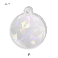 その他 円形キーホルダー（ホログラム）