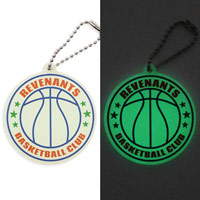 円形キーホルダー（蓄光）