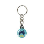 円形缶バッジキーホルダー 25mm