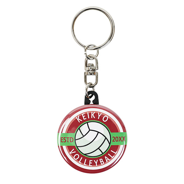 円形缶バッジキーホルダー 44mm