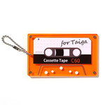 名刺型キーホルダー(クリアオレンジ)