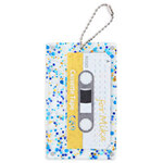 名刺型キーホルダー（水玉ラメ）