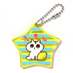 星型キーホルダー(クリアイエロー)