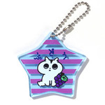 星型キーホルダー(クリアブルー)