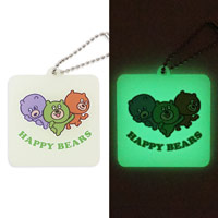 正方形キーホルダー（蓄光）