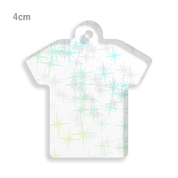 その他 Tシャツ型キーホルダー（キラキラホログラム）