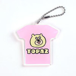 Tシャツ型キーホルダー(クリア)