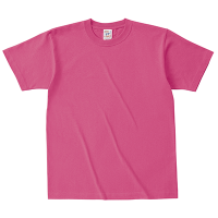 ピンク Cross Stitch オープンエンド マックスウェイトTシャツ（キッズ）