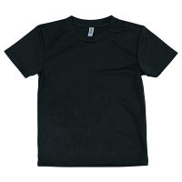 ブラック GLIMMER ドライTシャツ（キッズ）