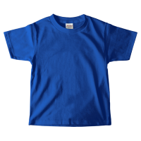 ブルー PrintstarヘビーウェイトTシャツ（キッズ）