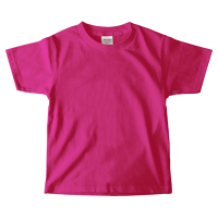ピンク PrintstarヘビーウェイトTシャツ（キッズ）