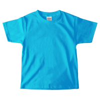 ブルー PrintstarヘビーウェイトTシャツ（キッズ）