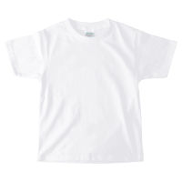 ホワイト PrintstarヘビーウェイトTシャツ（キッズ）