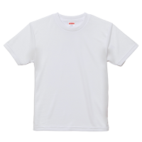 ホワイト United Athle 4.1oz ドライアスレチックTシャツ（キッズ） インクジェット加工