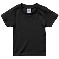ブラック United Athle 5.6oz Tシャツ（キッズ）